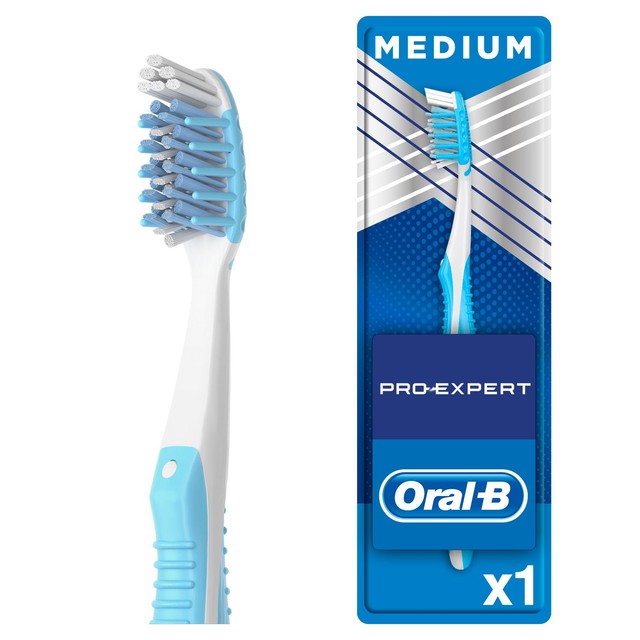 Oral-B Cross Action Anti Plaque manual toothbrush Medium, imported from the UK