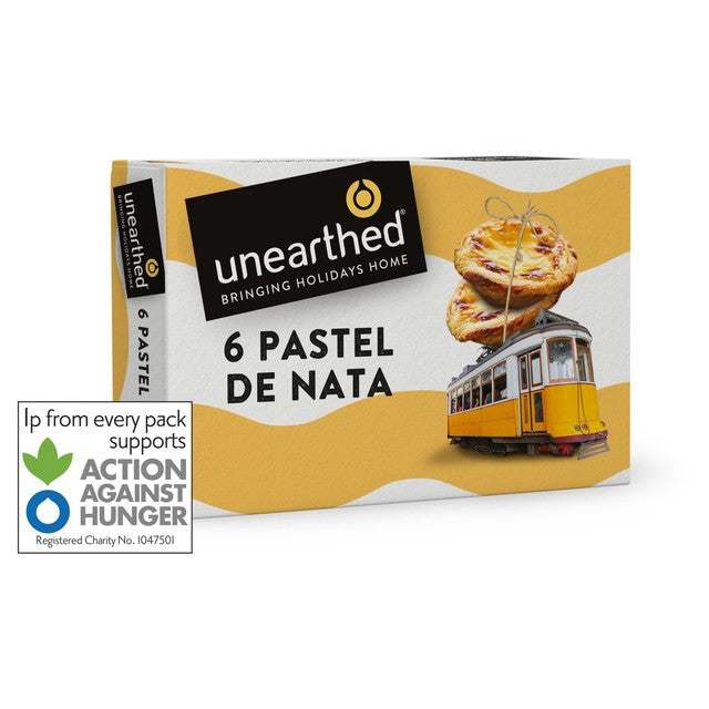 Unearthed Pastel De Nata frozen Portuguese custard tarts - British product