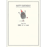 Pigment One Of a Kind Birthday Card 13cm x 17.6cm, imported from the UK