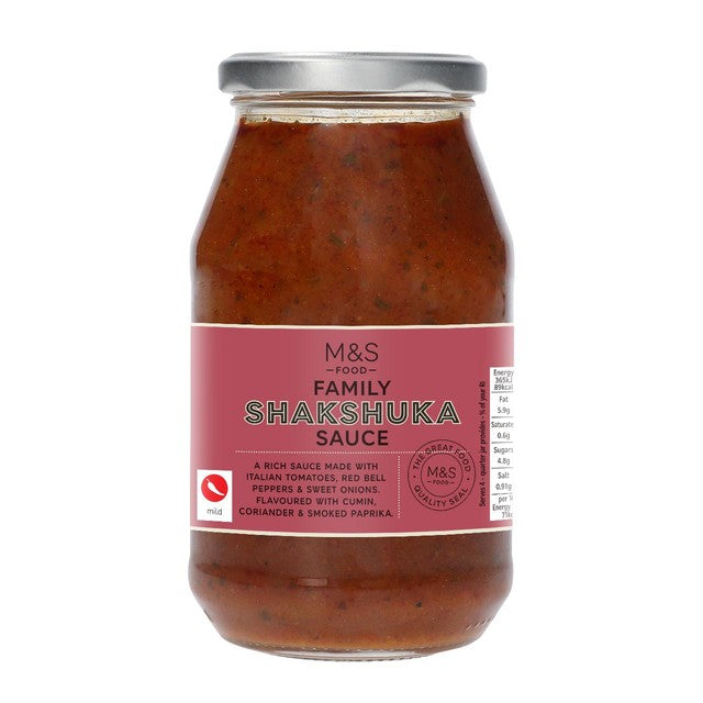 M&S Shakshuka sauce 500g, imported from the UK