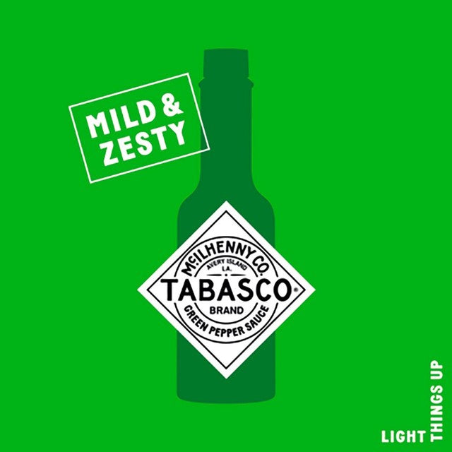 Tabasco mild green hot sauce 57ml (British brand)
