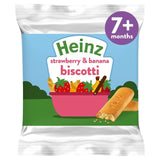 Heinz Strawberry & Banana Biscotti Baby Food Snacks 60g, UK version