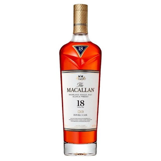 The Macallan Double Cask 18 Year Old single malt whisky 70cl (British brand)