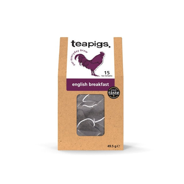 Teapigs English Breakfast Tea Bags 15 Pack (British brand)
