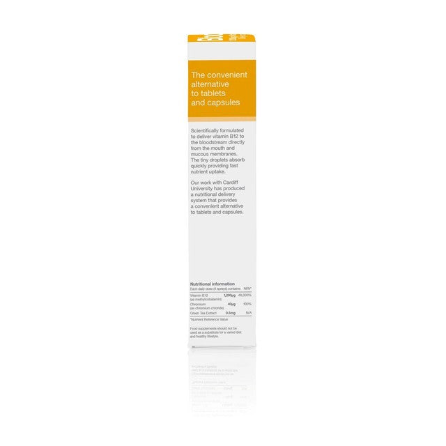 Better You Boost B12 Oral Spray Apricot Flavour 25ml - British product