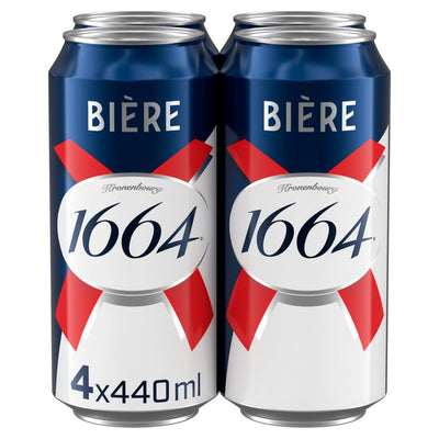 Kronenbourg 1664 Premium Lager Øl 4x440ml Pakke