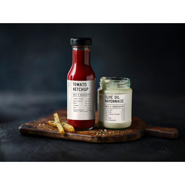 M&S Only 8 Ingredients tomato ketchup, imported from the UK