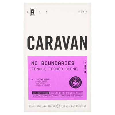 M&S Caravan No Boundaries Whole Bean Coffee 200g- Buy online at McGrocer