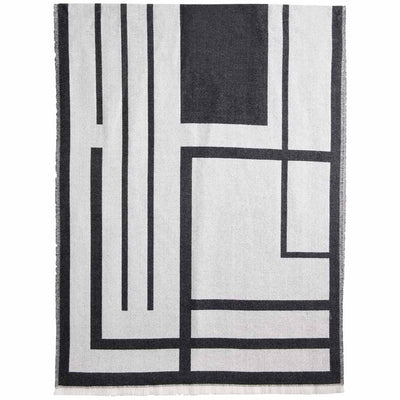 M&S M&S Women's Woven Geometric Scarf Black- Buy online at McGrocer
