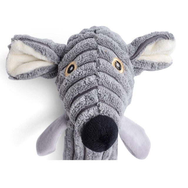 Petface Farmyard Buddies Mouse Stick Dog Toy, imported from the UK