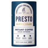 Presto House Espresso instant coffee 100g, imported from the UK
