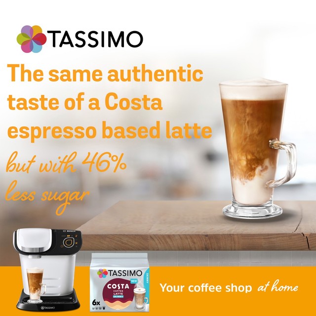 Costa skinny latte coffee pods 6 pack - British product