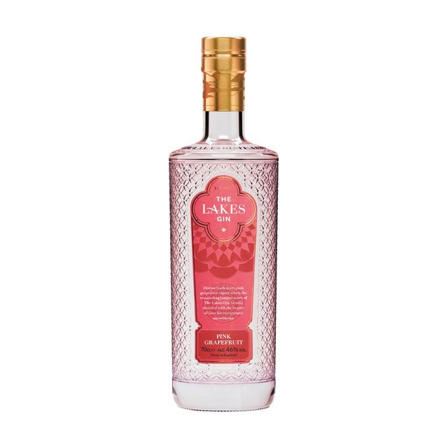 The Lakes Distillery pink grapefruit gin 70cl (British brand)