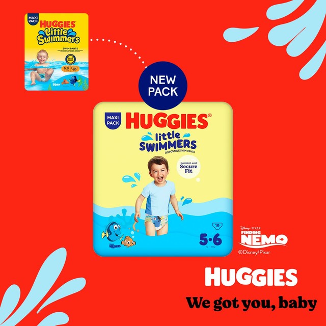 Huggies Little Swimmers swim nappies Size 5-6, UK version