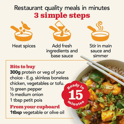 The Spice Tailor Chinese Curry Sauce Kit 245g