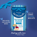 McDougalls Self Raising Flour 1.1kg, imported from the UK