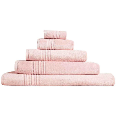 M&S Luxury Egyptian Cotton Face Towels Soft Pink 2-Pack