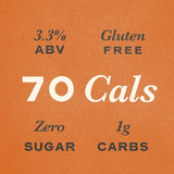 Brisk 70 calorie lager 330ml - British product
