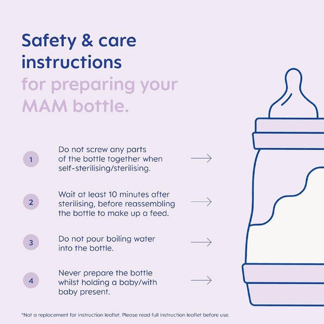 MAM Easy Start anti-colic baby bottle set 260ml, imported from the UK