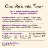 Lily's Kitchen chew sticks with turkey 120g, UK version