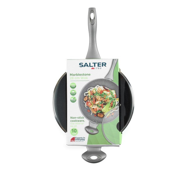UP Global Products Salter Marblestone Grey wok 28cm (British brand)