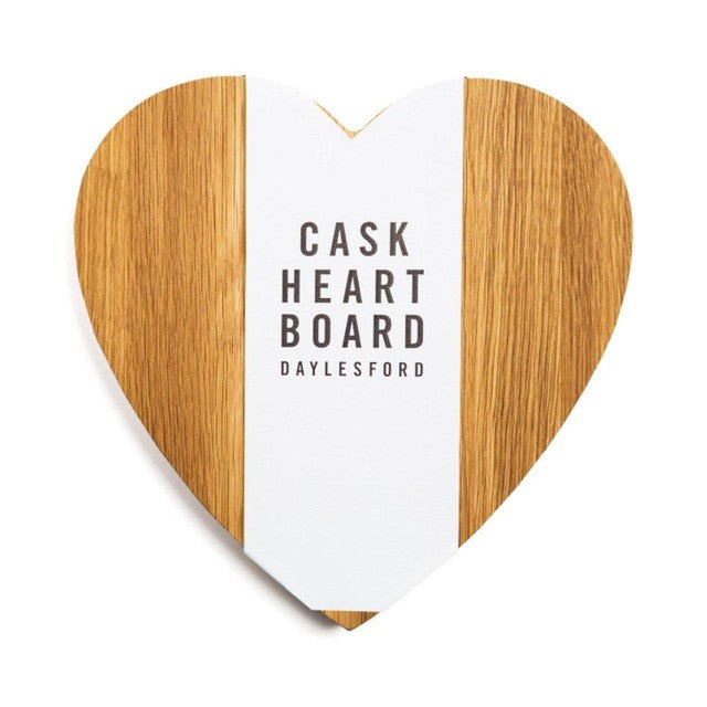 Daylesford heart shaped cheese board large - British product