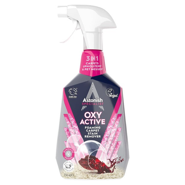 Astonish carpet upholstery stain remover 750ml - British product