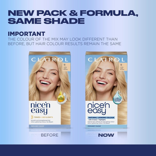Clairol Ultra Light Blonde hair dye - British product