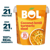 BOL coconut lentil turmeric daal pot 450g - British product