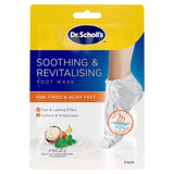 Dr Scholl's soothing and revitalising foot mask - British product