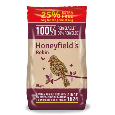 M&S Honeyfield's Robin Wild Bird Food 5kg- Buy online at McGrocer