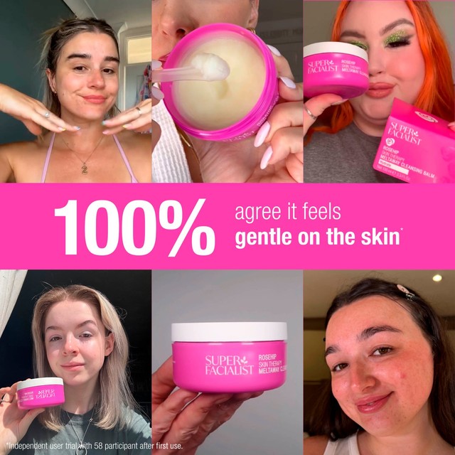 Super Facialist Rosehip Meltaway Cleansing Balm - British product