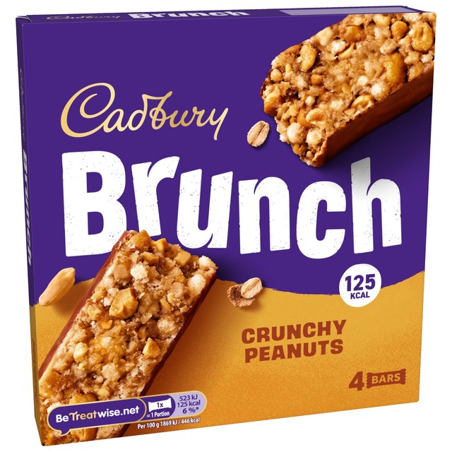 Cadbury Brunch Bar Peanut cereal bar - British product