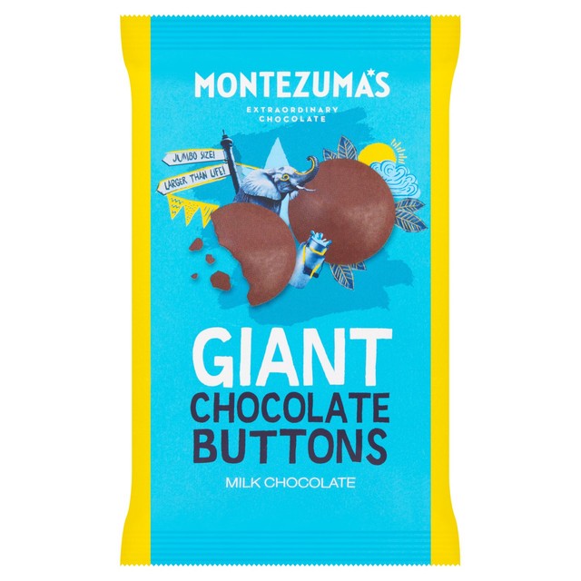 Montezuma's giant milk chocolate buttons 120g, imported from the UK