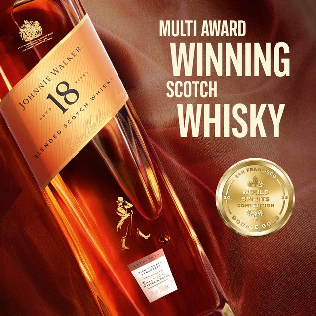 Johnnie Walker 18 Year Old blended Scotch whisky 70cl, UK version