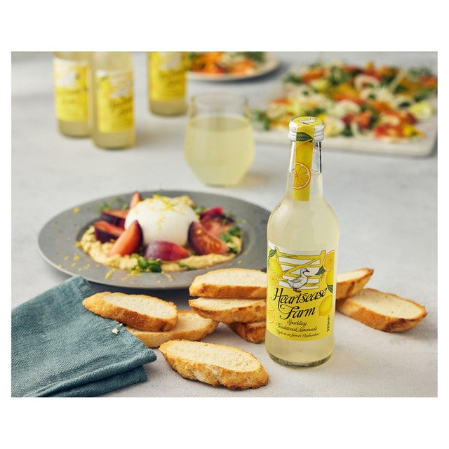 Heartsease Farm traditional sparkling lemonade 330ml, UK version