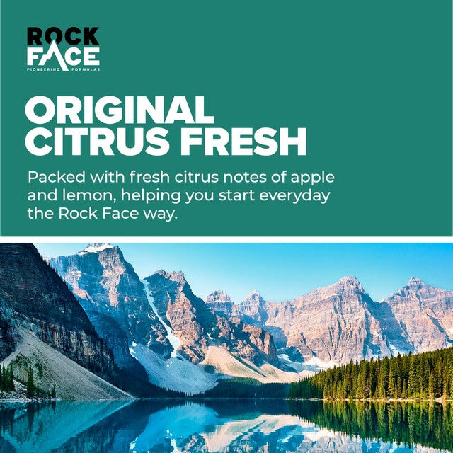 Rock Face Original Antiperspirant Spray 200ml, imported from the UK