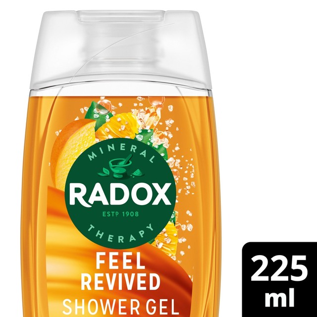 Radox Feel Revived Mood Boosting Shower Gel 225ml, imported from the UK