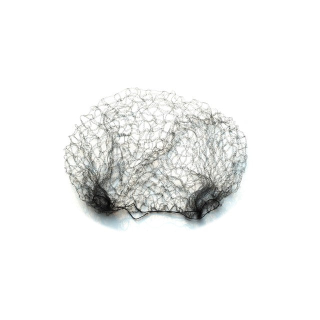 Basicare black invisible hair net one size - British product