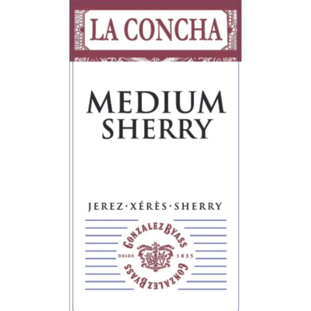 Gonzalez Byass La Concha medium sherry 75cl, UK version