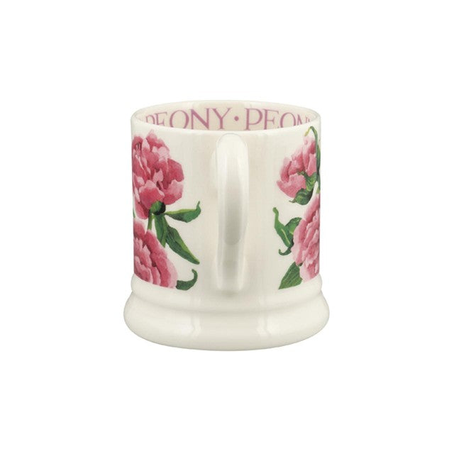 Emma Bridgewater Pink Peony half pint mug, UK version