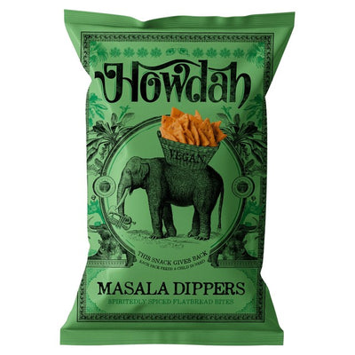 M&S Howdah Masala Dippers Chilli Cumin Turmeric Flatbread Bites 135g- Buy online at McGrocer