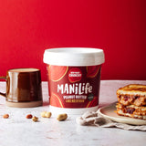 ManiLife deep roast crunchy peanut butter 900g, imported from the UK