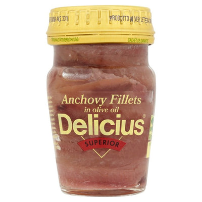 M&S Delicius Anchovy Fillets in Olive Oil Antipasti 80g- Buy online at McGrocer