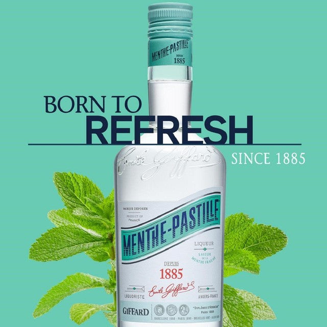 Giffard Menthe Pastille mint liqueur 70cl - British product