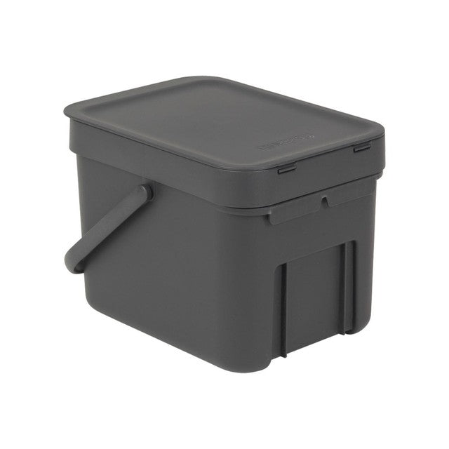 Brabantia compost bin Grey 6 litre - British product