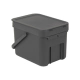 Brabantia compost bin Grey 6 litre - British product