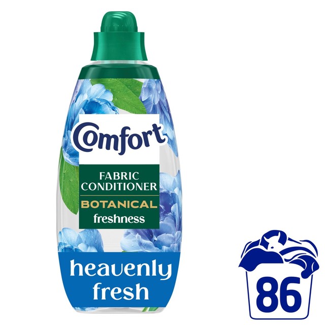 Comfort Botanical fabric conditioner Heavenly Fresh 86 washes - British product