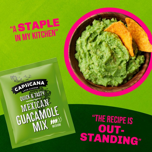 Capsicana guacamole mix medium 25g - British product