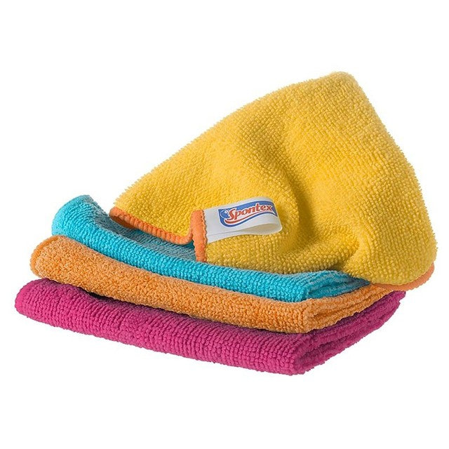 Spontex microfibre cloths 8 pack (British brand)
